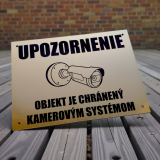 Schild Hinweis Kamerasystem