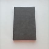 Personalisiertes Notizbuch grau