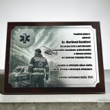 Plakette Rechteck - Rettungsdienst