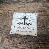 Grabtafel Kreuz