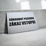 Schild Betreten verboten Privatgrundstück