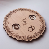 Lasergeschnittenes Ringtablett