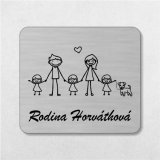 Türschild Familie