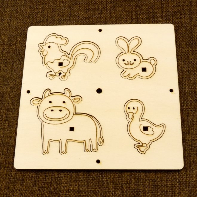 Einlegepuzzle Bauernhof 1