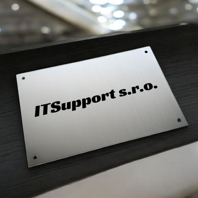 Firmenschild simple