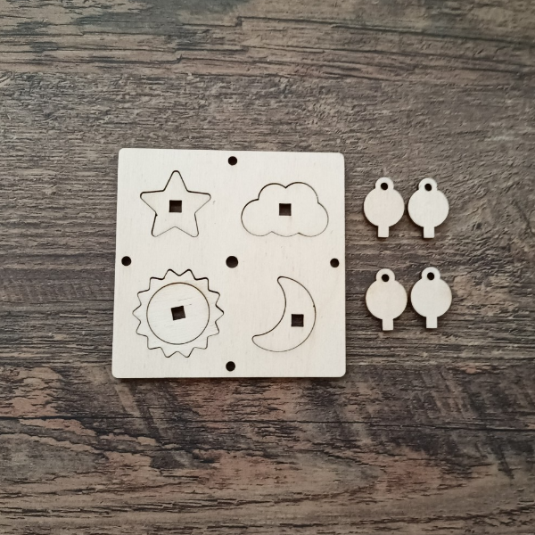 Mini-Steckpuzzle Himmel