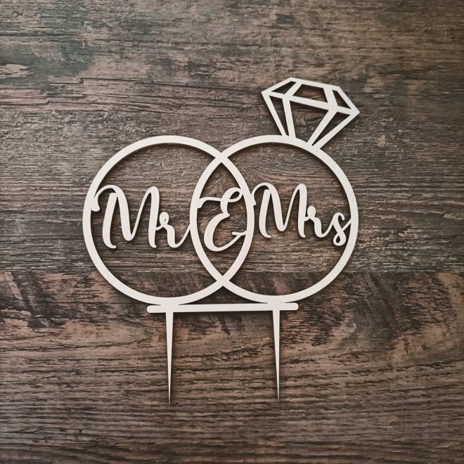 Tortenstecker – Mr & Mrs