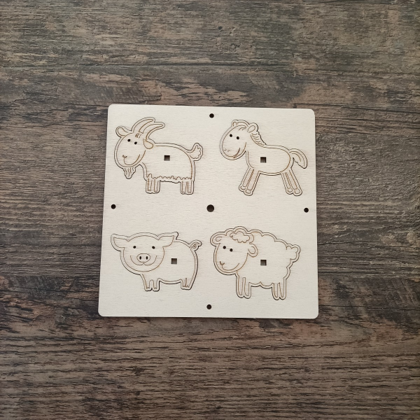 Einlegepuzzle Bauernhof 2