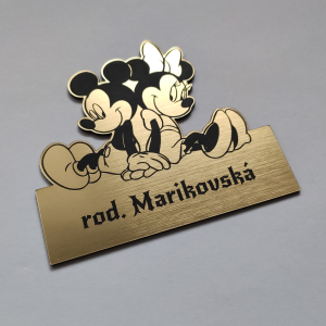 Türschild Mickey und Minnie