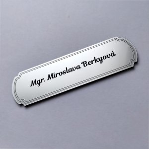 Türschild Decent