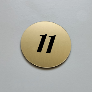 Türschild Round Basic