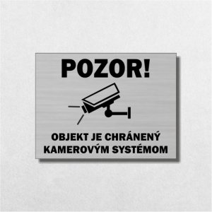 Schild Achtung Kamerasystem 2
