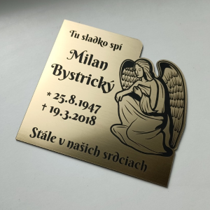 Grabtafel mit Engel