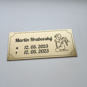 Grabschild Engel 3