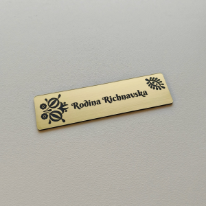 Türschild Volkstümlich