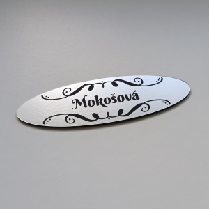 Türschild Elipse Ornament