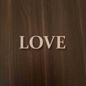 3D-Schriftzug LOVE