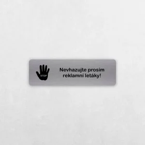 Schild Keine Werbung einwerfen