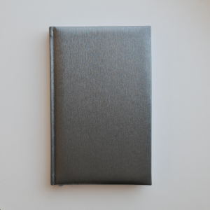 Personalisiertes Notizbuch silber