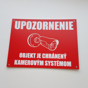 Schild Hinweis Kamerasystem