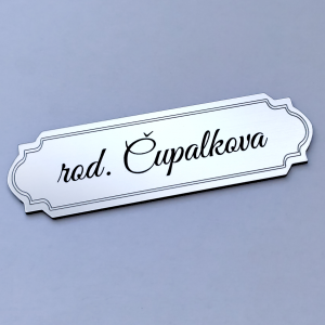 Türschild Elegant