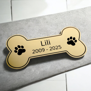 Grabtafel für Hunde