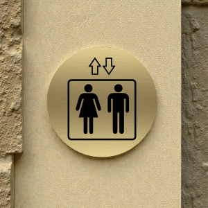 Piktogramm Aufzug Circle