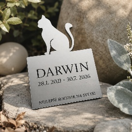 Grabtafel für Katzen