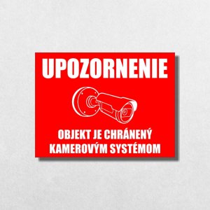 Schild Hinweis Kamerasystem
