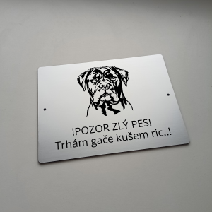 Schild Vorsicht Hund Cane Corso