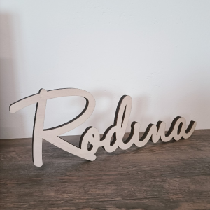 3D-Schriftzug Familie